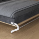 Schrankbett M1(40 cm Tiefe) 140x200 Vertikal Anthrazit/Kaiserberg Eiche