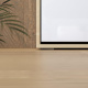 Murphy bed M1(40 cm depth) 140x200 Vertical Kaiserberg Oak /White Gloss