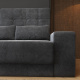 SMARTBett Schrankbett M1 140x200 Vertikal Anthrazit mit Sofa Anthrazit