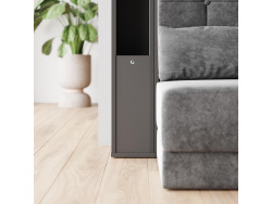 SMARTBett schmales Standregal M1 (Breite 23 cm) inkl.LED Anthrazit