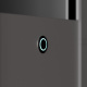 SMARTBett narrow standing shelf M1 (width 23 cm) LED lighting Pearl grey