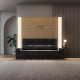 SMARTBett narrow standing shelf M1 (width 23 cm) LED lighting Kaiserberg Oak