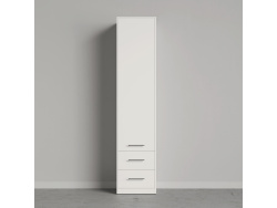 SMARTBETT cabinet Wardrobe  Closet 50 cm 1 door white
