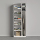 SMARTBett Schrank Kleiderschrank Aktenschrank 80cm 2-türig Weiß