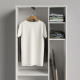 SMARTBett Schrank Kleiderschrank Aktenschrank 80cm 2-türig Weiß