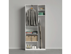 SMARTBETT cabinet wardrobe 100cm 2-door White