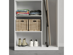 SMARTBETT cabinet wardrobe 100cm 2-door White