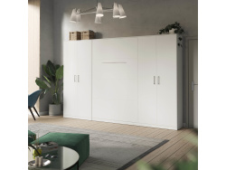 SMARTBETT cabinet wardrobe 100cm 2-door White