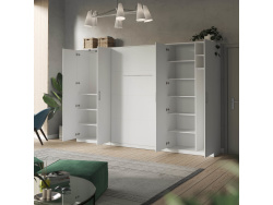 SMARTBETT cabinet wardrobe 100cm 2-door White