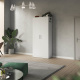 SMARTBett cabinet 100cm 2 doors in white