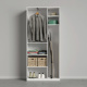SMARTBETT cabinet wardrobe 100cm 2-door White