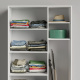 SMARTBETT cabinet wardrobe 100cm 2-door White