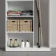 SMARTBETT cabinet wardrobe 100cm 2-door White