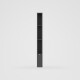 SMARTBett wall unit set with wall bed M1 180x200 + 2 standing shelves incl. LED / optionally with sofa / anthracite with SOFA