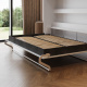 SMARTBett Wall Bed 160x200 Horizontal M2 Depth 55cm White with Upholstered frame