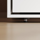 SMARTBett Wall Bed 160x200 Horizontal M2 Depth 55cm White with Upholstered frame