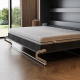 SMARTBett Wall Bed 160x200 Horizontal M2 Depth 55cm Anthracite