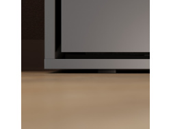 SMARTBett Wall Bed 160x200 Horizontal M2 Depth 55cm Anthracite with Upholstered frame