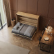 SMARTBett Wall Bed 160x200 Horizontal M2 Depth 55cm  Kaiserberg Oak with Upholstered frame