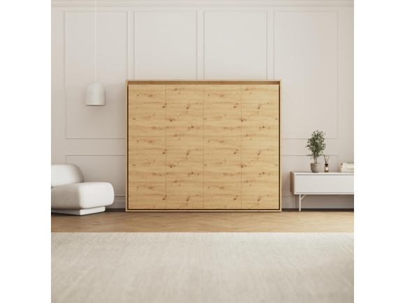 SMARTBett Schrankbett M2 Horizontal 100x200 mit Polsterrahmen