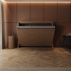SMARTBett Wall Bed 160x200 Horizontal M2 Depth 55cm Wild oak without upholstered frame incl. Lighting