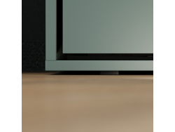 SMARTBett Wall Bed 160x200 Horizontal M2 Depth 55cm Rock Green