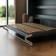 SMARTBett Wall Bed 160x200 Horizontal M2 Depth 55cm Rock Green without upholstered frame