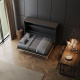 SMARTBett Wall Bed 160x200 Horizontal M2 Depth 55cm Anthracite / Kaiserberg Oak