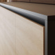 SMARTBett Wall Bed 160x200 Horizontal M2 Depth 55cm Anthracite / Kaiserberg Oak