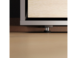SMARTBett Schrankbett 160x200 Horizontal M2 Tiefe 55cm Anthrazit / Kaiserberg Eiche mit Polsterrahmen inkl. Beleuchtung