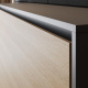 SMARTBett Wall Bed 160x200 Horizontal M2 Depth 55cm Anthracite / Kaiserberg Oak without upholstered frame