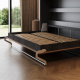 SMARTBett Wall Bed 160x200 Horizontal M2 Depth 55cm Anthracite / Kaiserberg Oak