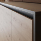 SMARTBett Wall Bed 160x200 Horizontal M2 Depth 55cm Anthracite / Kaiserberg Oak