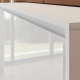 SMARTBett Wall Bed 160x200 Horizontal M2 Depth 55cm White/White  Gloss