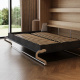 Murphy bed SMARTBett 140x200 Horizontal(M2 55cm depth) Kaiserberg  Oak/Anthracite Waves