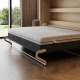 Murphy bed SMARTBett 140x200 Horizontal(M2 55cm depth) Kaiserberg  Oak/Anthracite Waves
