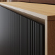 Murphy bed SMARTBett 140x200 Horizontal(M2 55cm depth) Kaiserberg  Oak/Anthracite Waves