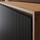 Murphy bed SMARTBett 140x200 Horizontal(M2 55cm depth) Wild oak /Anthracite Waves