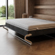 Murphy bed SMARTBett 140x200 Horizontal(M2 55cm depth) Wild oak /Anthracite Waves