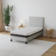 Polsterbett Einzelbett 100x200cm Hellbeige