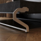 SMARTBett Wall Bed 160x200 Horizontal M2 Depth 55cm Anthracite /Anthracite  Waves