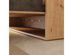 SMARTBett Murphy Bed 160x200 Vertical M3 Depth 55cm Wild Oak