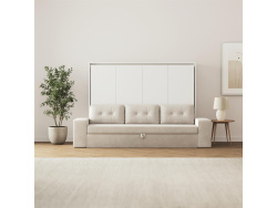 SMARTBett 160x200 Schrankbett Horizontal M2 (Tiefe 55cm)...