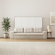 SMARTBett 160x200 Wall Bed Horizontal M2 (Depth 55cm) WHITE incl. SOFA