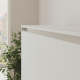SMARTBett 160x200 Wall Bed Horizontal M2 (Depth 55cm) WHITE incl. SOFA