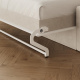 SMARTBett 160x200 Wall Bed Horizontal M2 (Depth 55cm) WHITE incl. SOFA