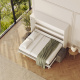 SMARTBett 160x200 Schrankbett Horizontal M2 (Tiefe 55cm) WEISS inkl.SOFA Anthrazit Armlehnen 11 cm