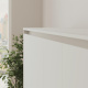 SMARTBett 160x200 Schrankbett Horizontal M2 (Tiefe 55cm) WEISS inkl.SOFA Anthrazit Armlehnen 11 cm