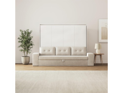 SMARTBett 160x200 Schrankbett Horizontal M2 (Tiefe 55cm)...