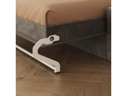 SMARTBett 160x200 Schrankbett Horizontal M2 (Tiefe 55cm) Anthrazit inkl.SOFA